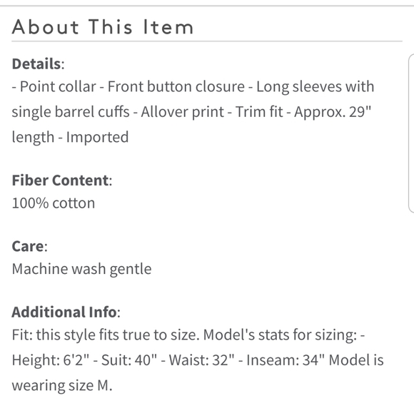 Jared Lang Animal Print Long Sleeve Trim Fit Shirt - Picture 4 of 4